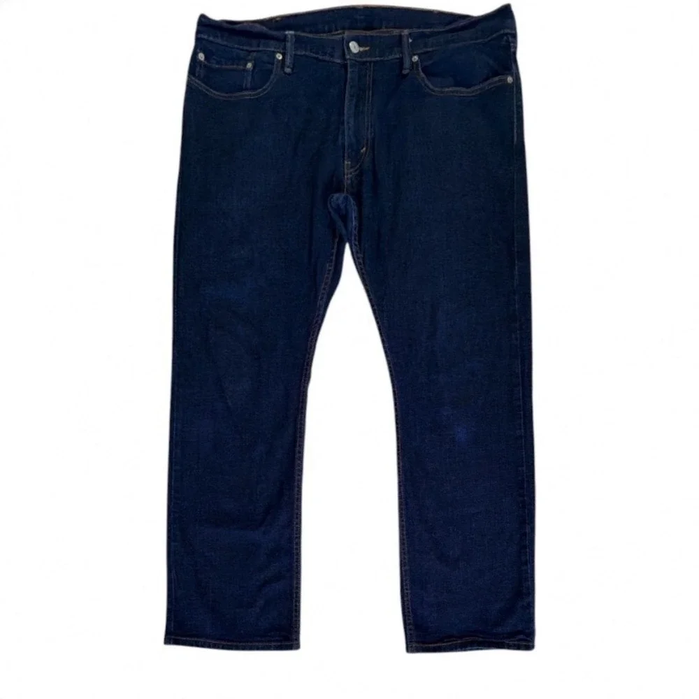 Levis‎ 514 Straight Fit Jeans Mens 38x30 Dark Wash Indigo Blue Denim Pants